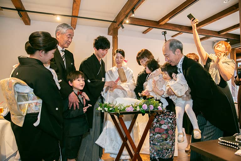 白無垢で温かな挙式を叶えた少人数ウエディング イメージ