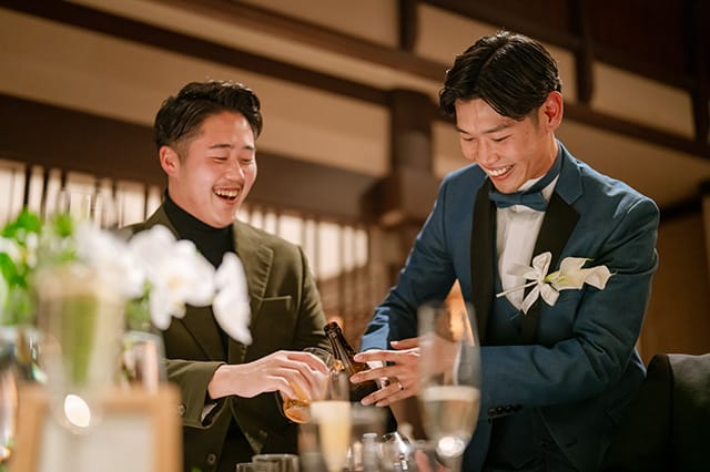 落ち着きのある大人な秋ウエディング　イメージ