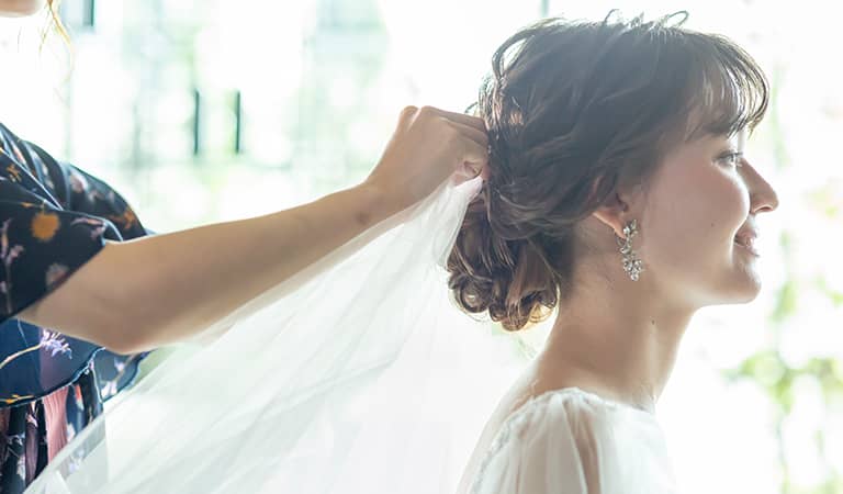 花嫁ヘア体験　イメージ