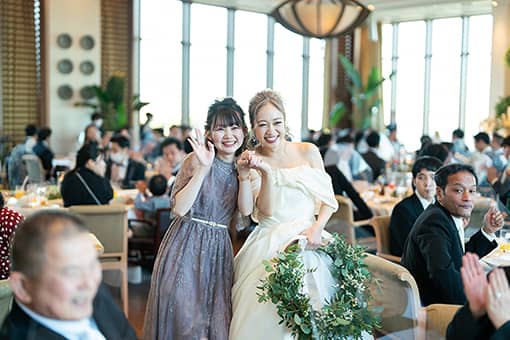 思い出の場所、みなとみらいの景色と共に ゲストとの絆が深まるウエディングウエディング　レポート
