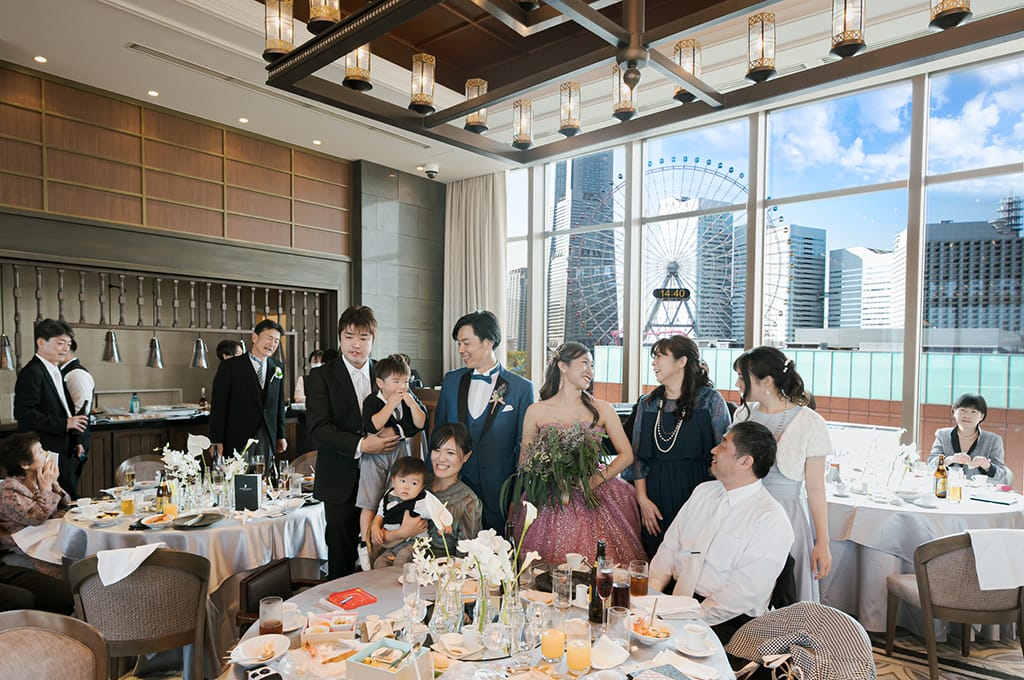 みなとみらいの絶景×おふたりらしい演出に乗せて未来へ出航！　レポート