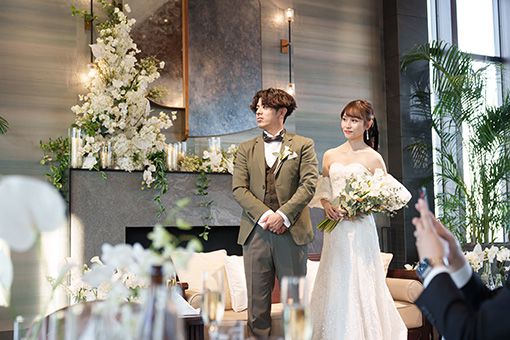 みなとみらいの絶景×おふたりらしい演出に乗せて未来へ出航！　レポート